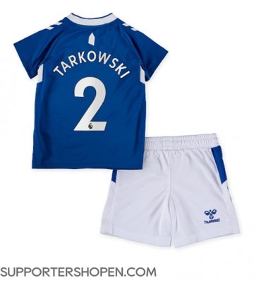Everton James Tarkowski #2 Hemmatröja Barn 2022-23 Kortärmad (+ korta byxor)